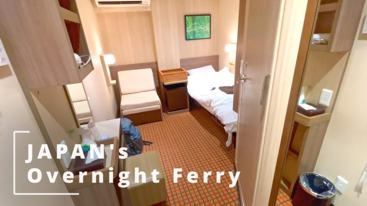 The Elegant Mini-Cruise in a Private Superior Cabin [Japan's Overnight Ferry Travel]
