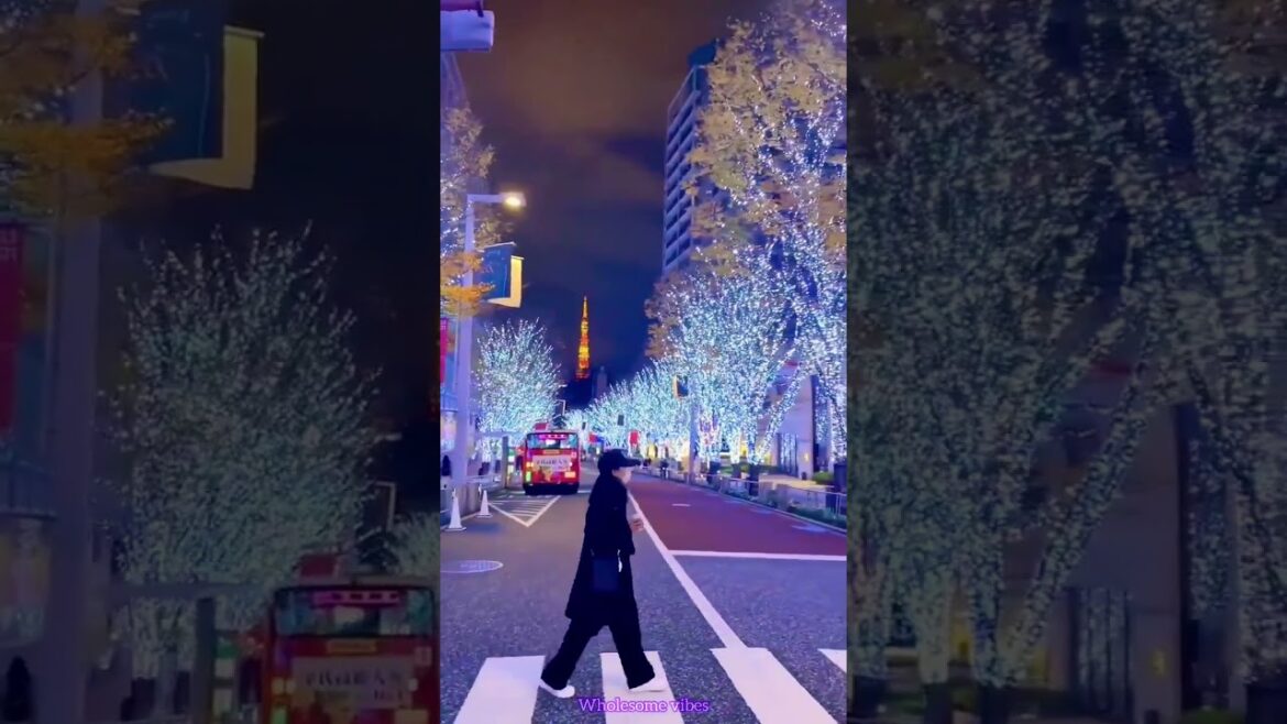 Tokyo nights 🌌in winter Japan 🇯🇵#shorts#viral Tokyo nights 🌌in winter Japan 🇯🇵#shorts#viral