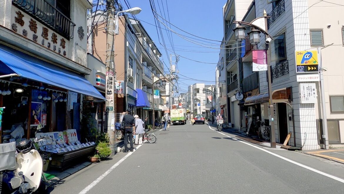Yanaka Ginza (Taito City) Tokyo Drive - JAPAN 4K ASMR - Tokyo's Old Downtown 谷中銀座（東京都台東区）下町ドライブ