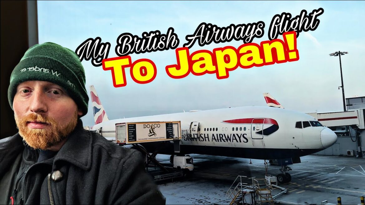 My British Airways flight from Heathrow to Haneda, Tokyo!