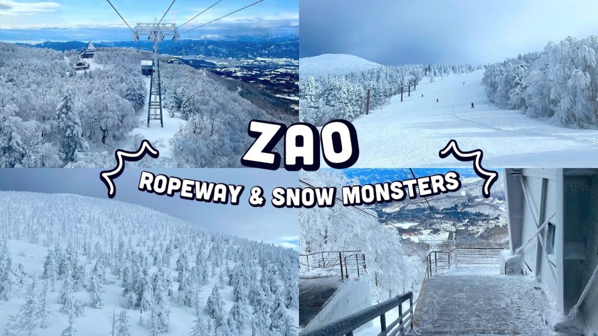 🇯🇵 vlog ep.11 - Tohoku Trip (1) : ZAO Ropeway & Snow Monsters เที่ยวญี่ปุ่น 2023 เริ่ม!🌲☃️ | Miruシ