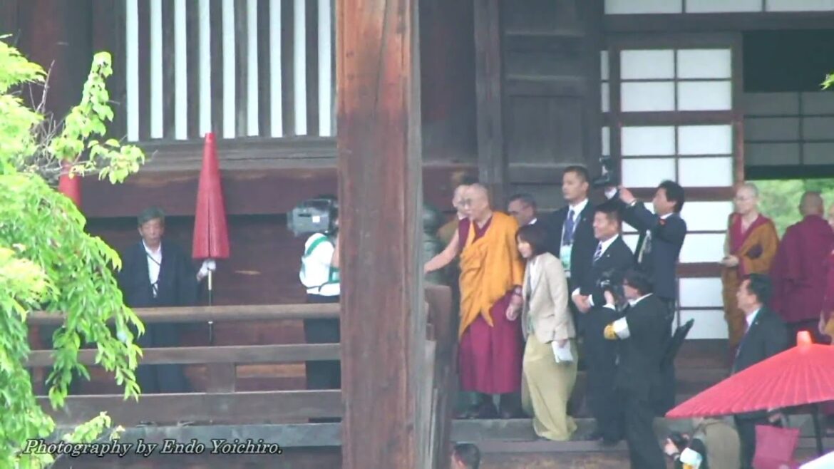 Dalai Lama in Zenkoji Temple Nagano Japan 2010