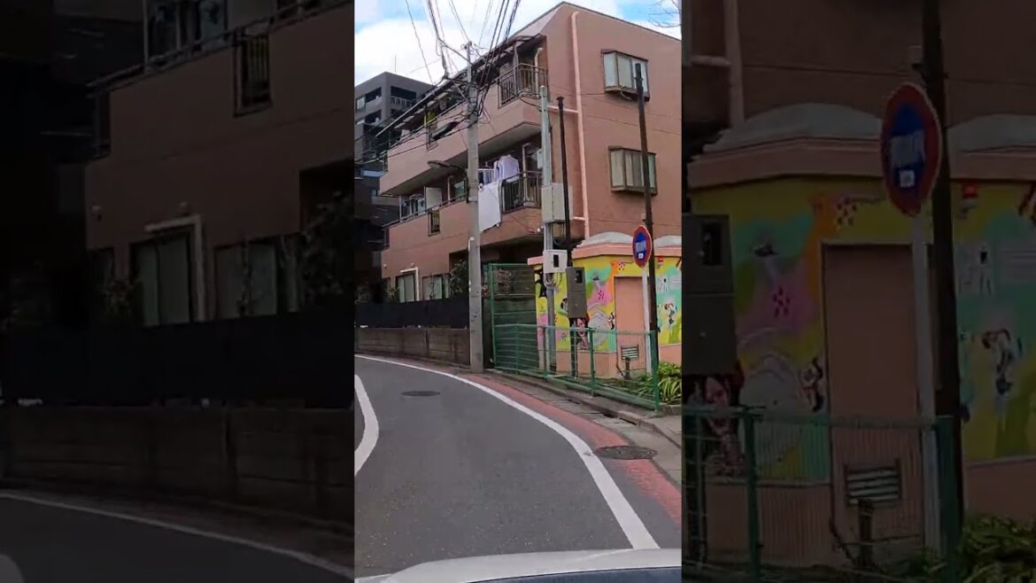 [Driving in Japan] Driving through the narrow streets of Tokyo