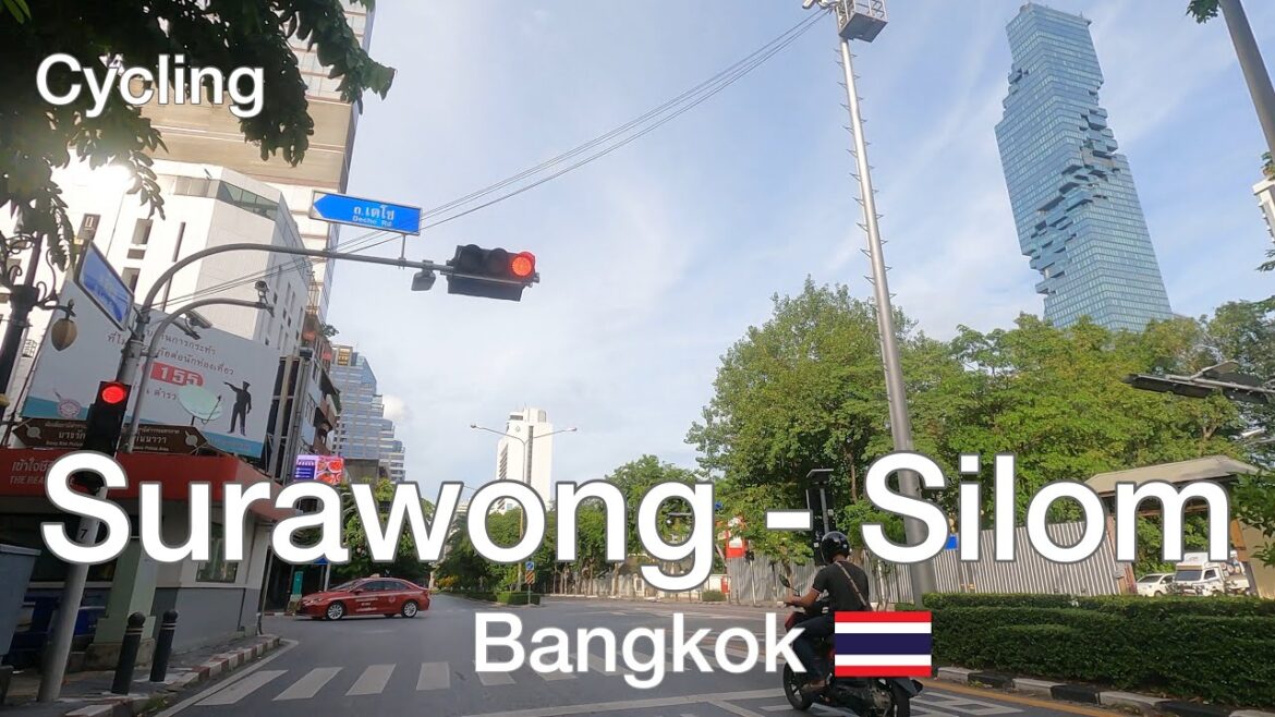 Bangkok | 2021 | Surawong | Silom | Cycling | Thailand | Bangkok City Cycling Tour during Lockdown