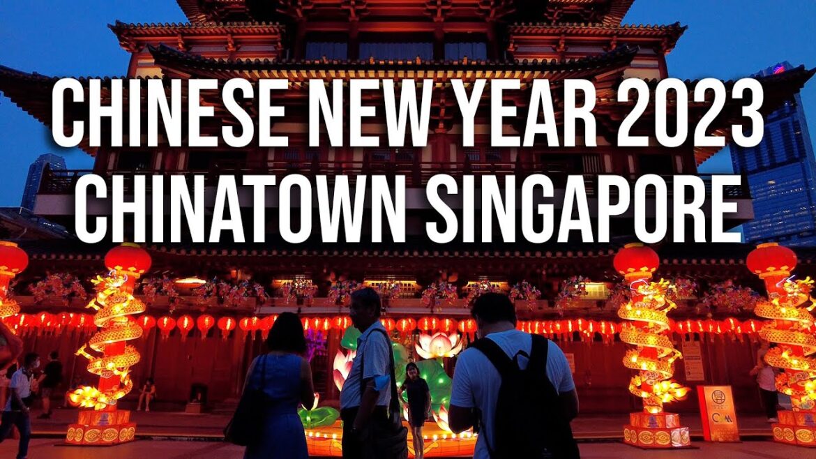 【4K】Chinese New Year 2023 | Chinatown | Singapore | 中国新年 | 新加坡