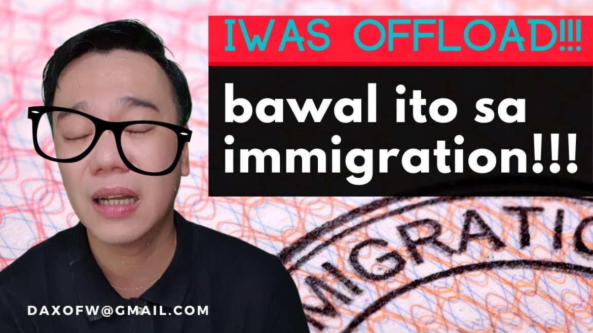 Mga Bawal na Documents sa Immigration | Tourist Visa | Immigration Tips | daxofw channel Mga Bawal na Documents sa Immigration | Tourist Visa | Immigration Tips | daxofw channel