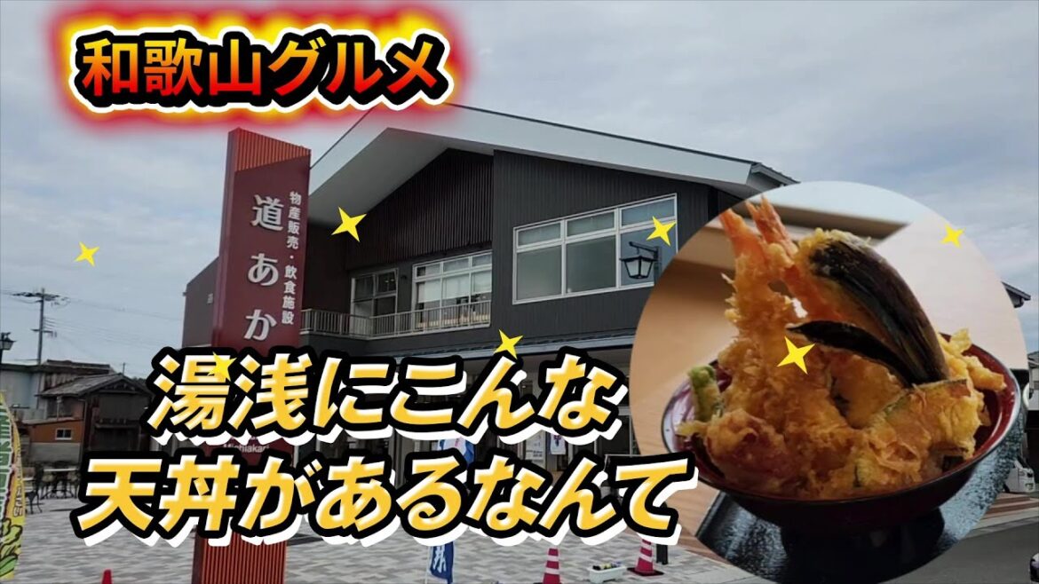 わお～ビッグ天丼！有田の道あかり【和歌山】【和歌山グルメ】