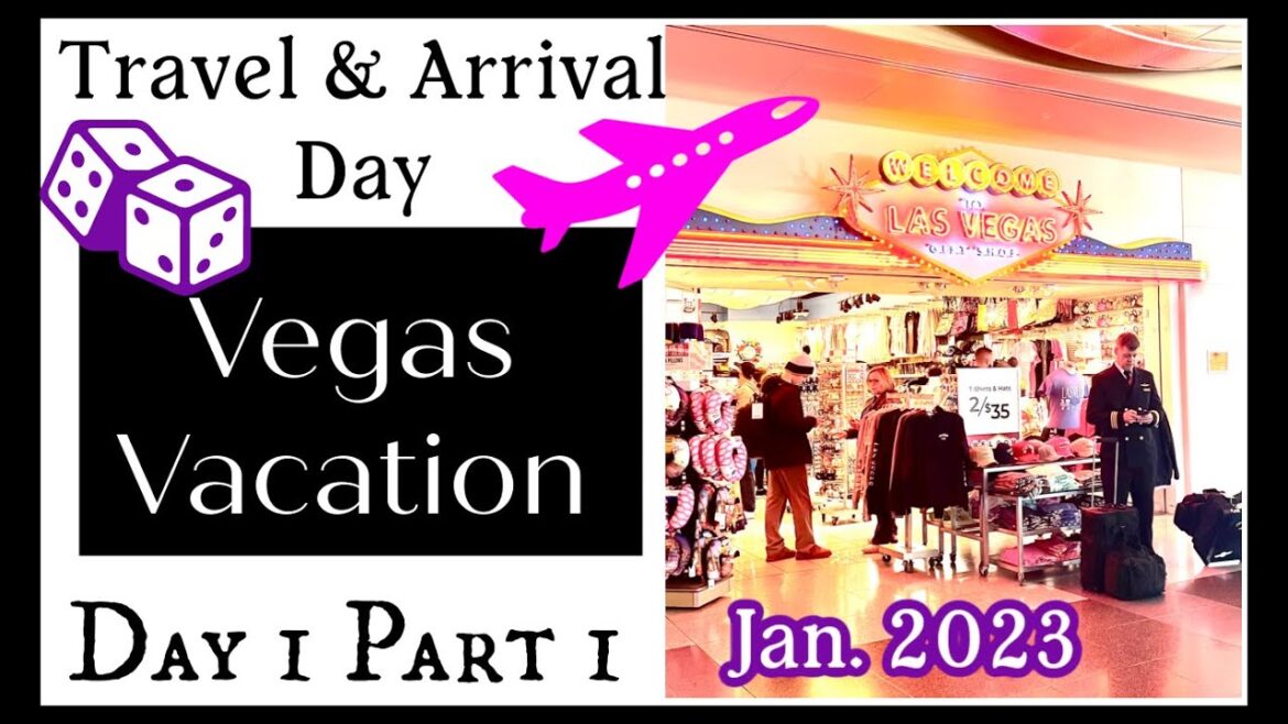 Travel & Arrival Day LAS VEGAS VACATION Flying Delta Airlines | January 2023