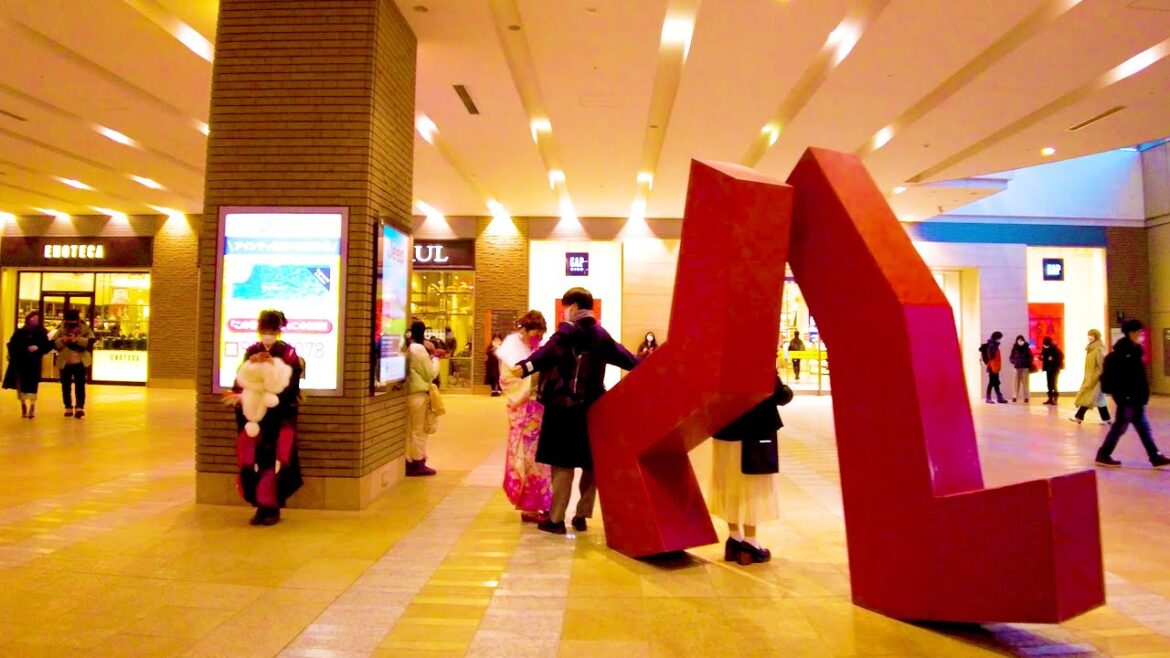 Sapporo Walk in Hokkaido 💖 Explore winter stations ♪ 4K ASMR Nonstop 1 hour 02 minutes