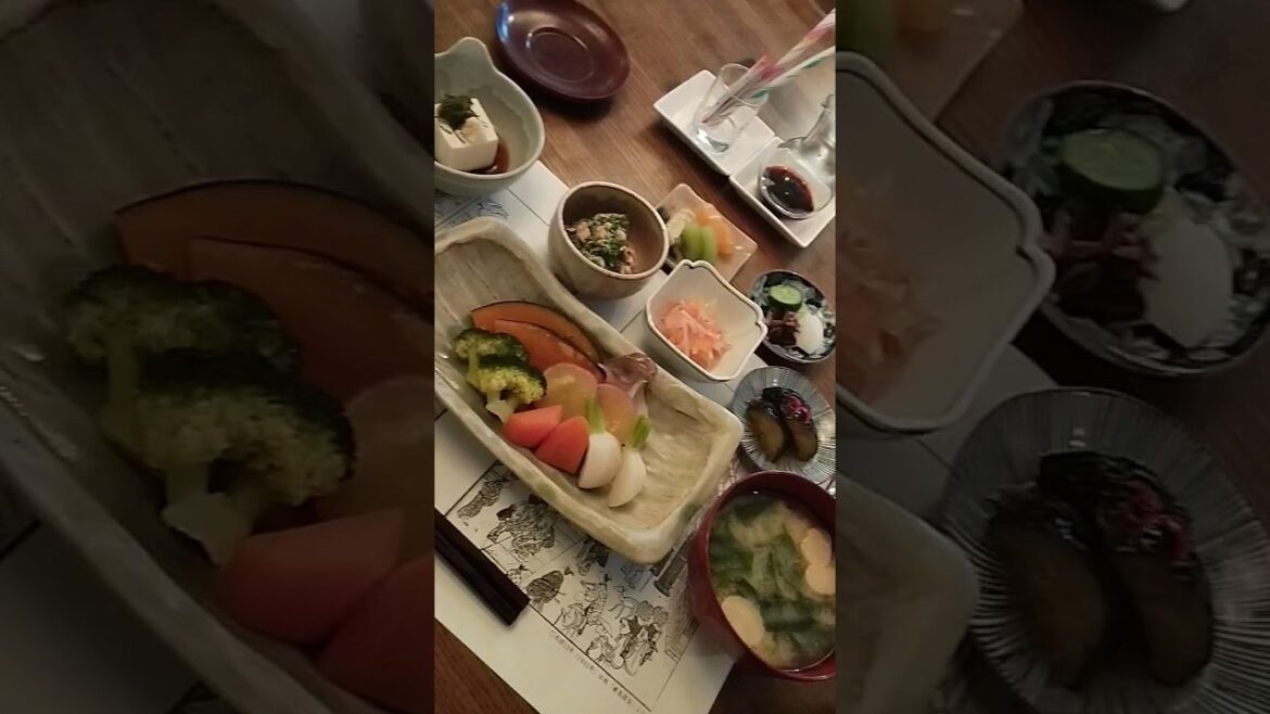 Delicious & stylish vegan traditional Japanese breakfast #shorts #japan