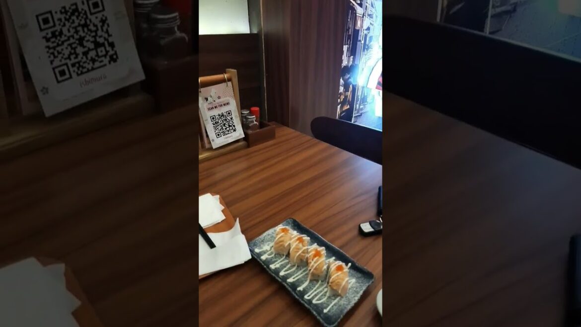 Sushi In Japanese Resto In Indonesia? #viralshorts #foods #like