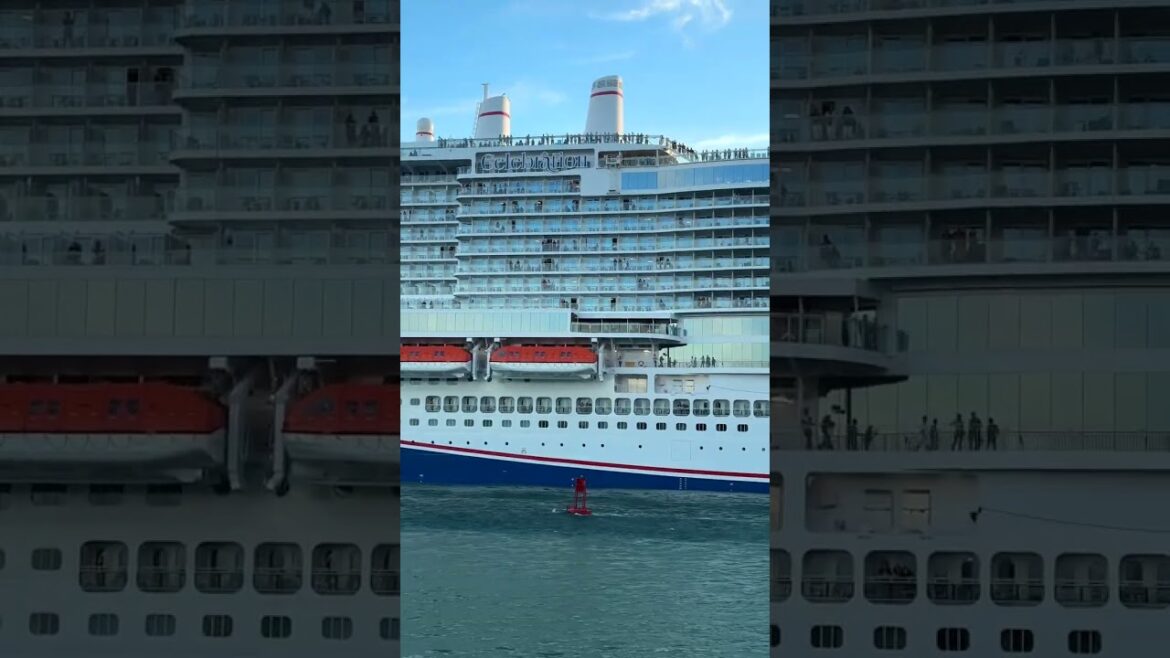 Carnival Celebration in Miami Beach #shorts #cruiseship