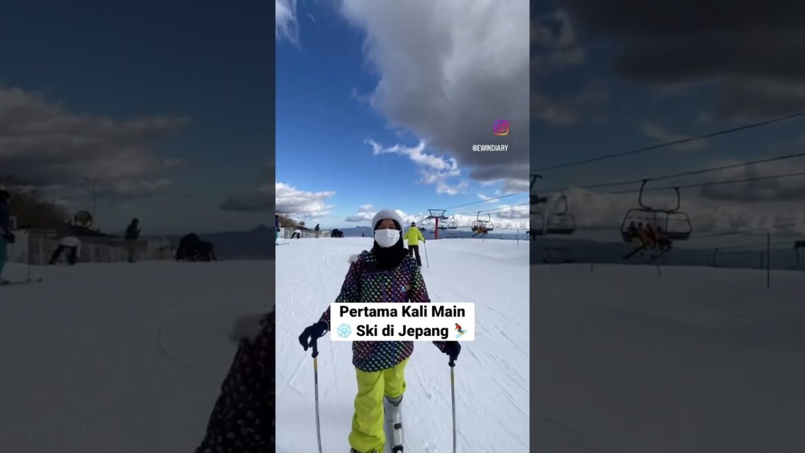 Pertama Kali Main Ski di Jepang ⛷️✨ Pertama Kali Main Ski di Jepang ⛷️✨