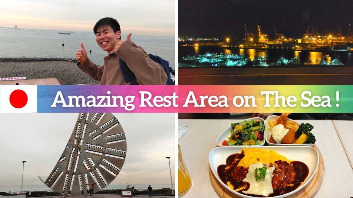 【Island on Tokyo Bay】Umihotaru - Amazing Rest Area on The Sea!