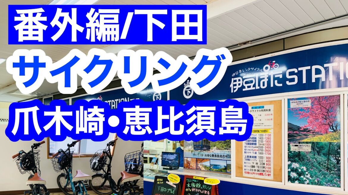 南伊豆・下田/サイクリングでめぐる爪木崎・恵比須島/伊豆半島ジオパーク/Cycling・Shimoda, Shizuoka, Japan