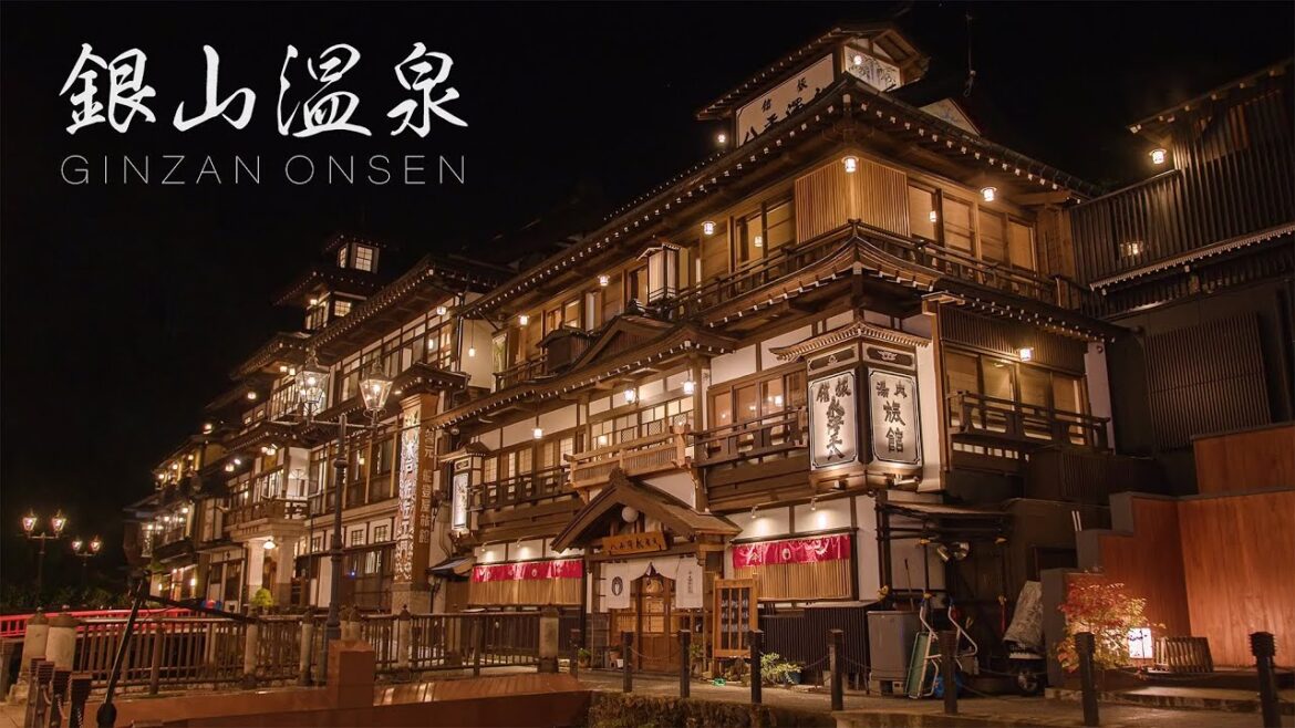日本夜景遺産 銀山温泉 | Ginzan Onsen - Night View Heritage of Japan - 4K UHD | Historic Hot Spring Town