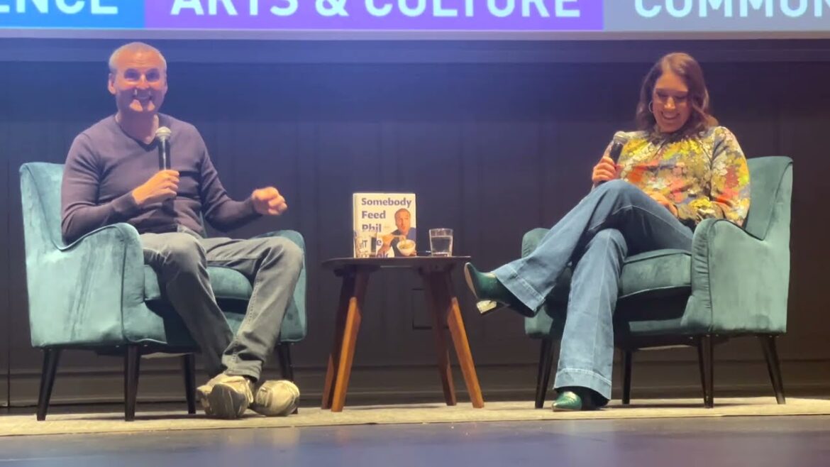 PHIL ROSENTHAL (Somebody Feed Phil) stops by Seattle on book tour; 2022