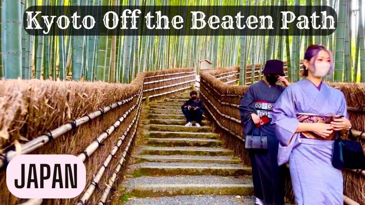 Exploring Arashiyama Saga Toriimoto Preserved Street & Adashino Nenbutsuji Temple in Kyoto, Japan