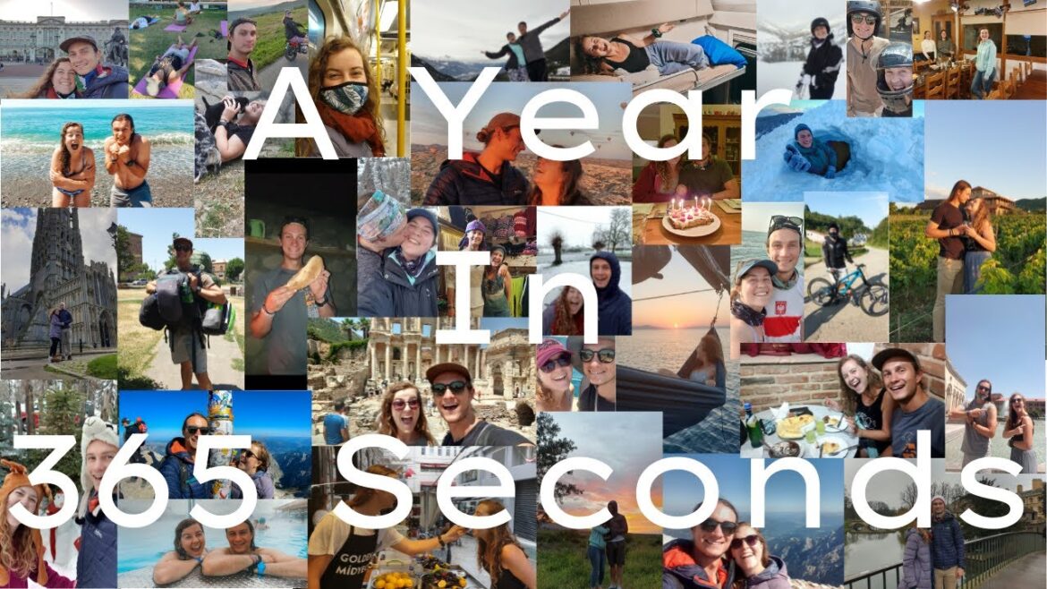 ONE Year Of TRAVEL In 365 SECONDS ONE Year Of TRAVEL In 365 SECONDS