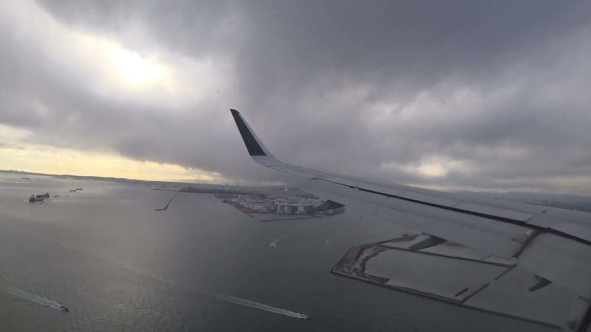 【ノーカット】スターフライヤー24便 羽田着陸 2023/01/28