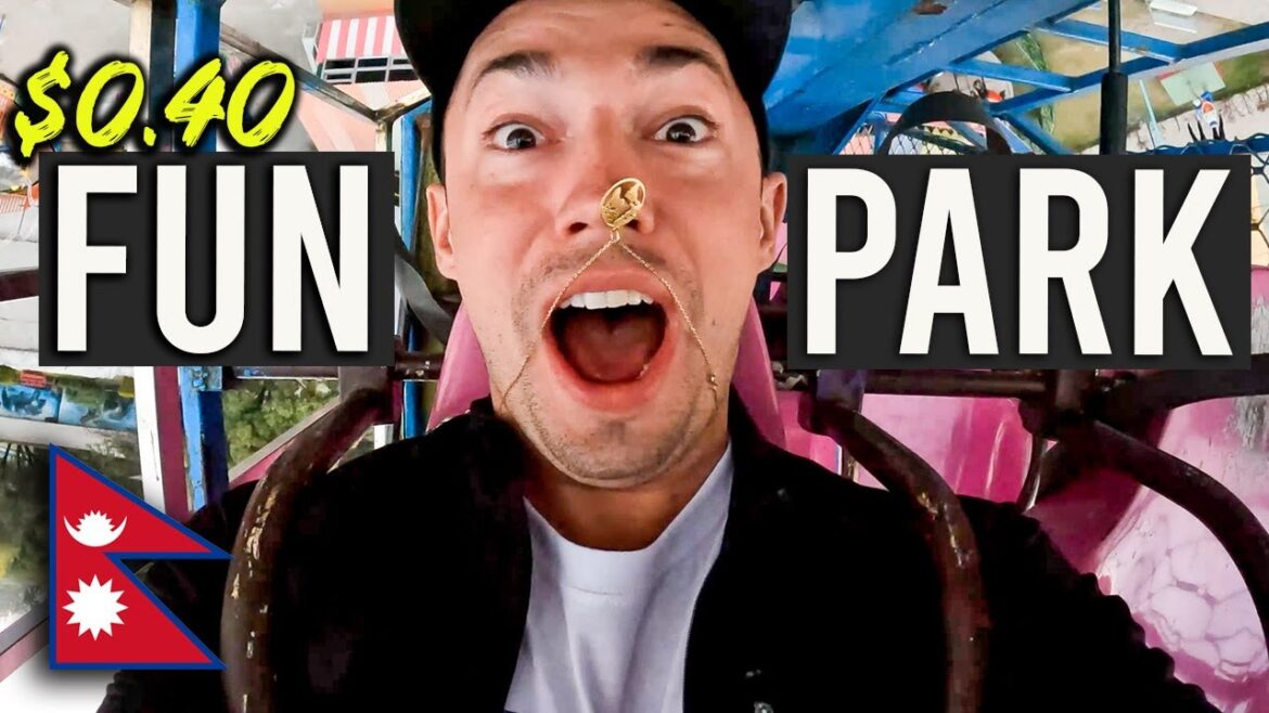 $0.40 CRAZY Theme park in Kathmandu Nepal🇳🇵 $0.40 CRAZY Theme park in Kathmandu Nepal🇳🇵