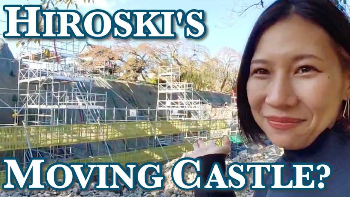 Travel to Aomori #1☆ The Once-in-a-century Construction of Hirosaki Castle & Local Food♪ Japan vlog
