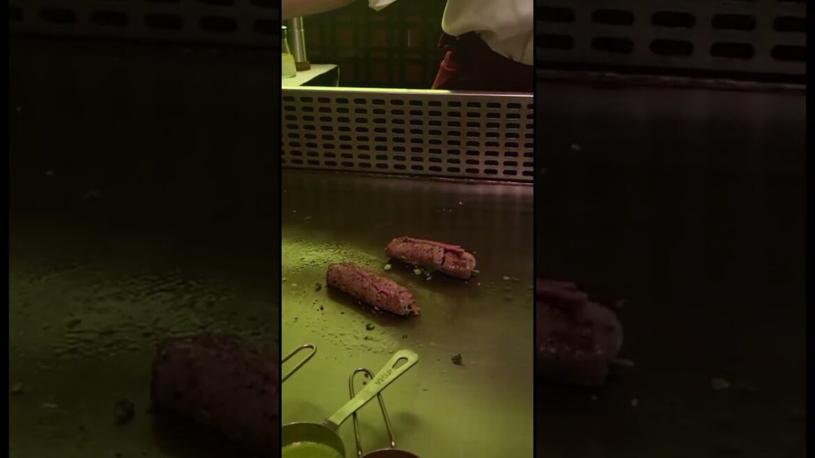 Tasty Beef Rools with Garlic & Onion at Kobe Teppanyaki (Saigon) #benihana