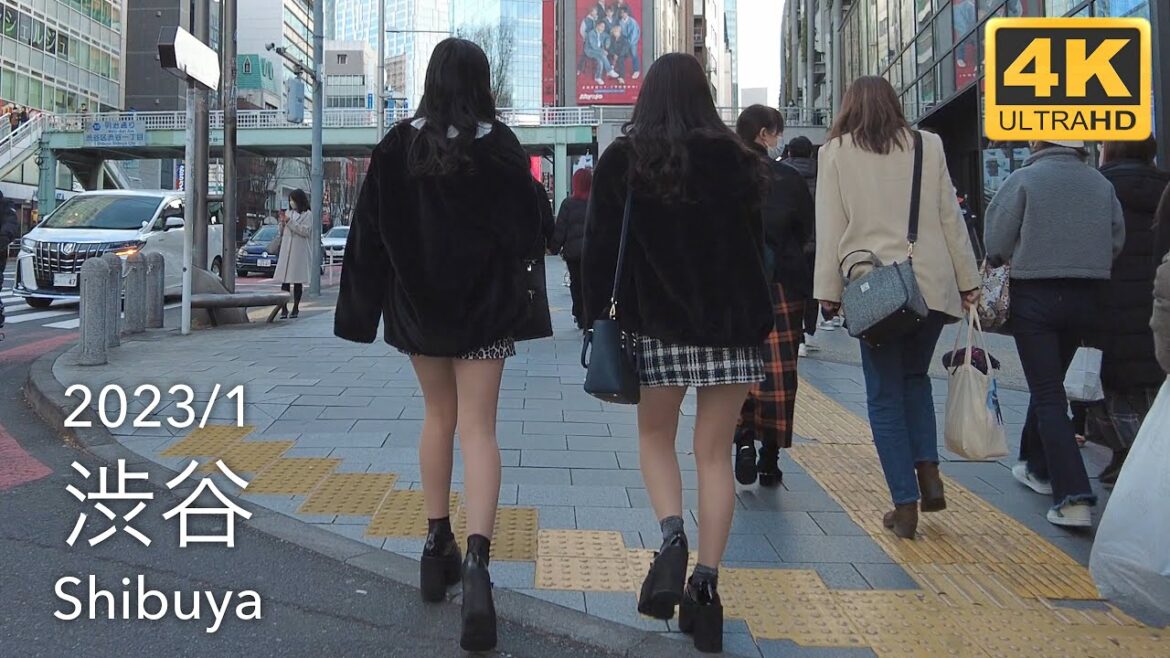 Walk in Shibuya on a Sunday 日曜日の渋谷を散歩 - 2023/1 Sun.