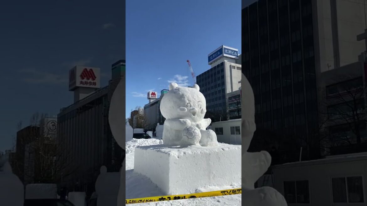 Sapporo Snow Festival 2023 - Making of - #Shorts!