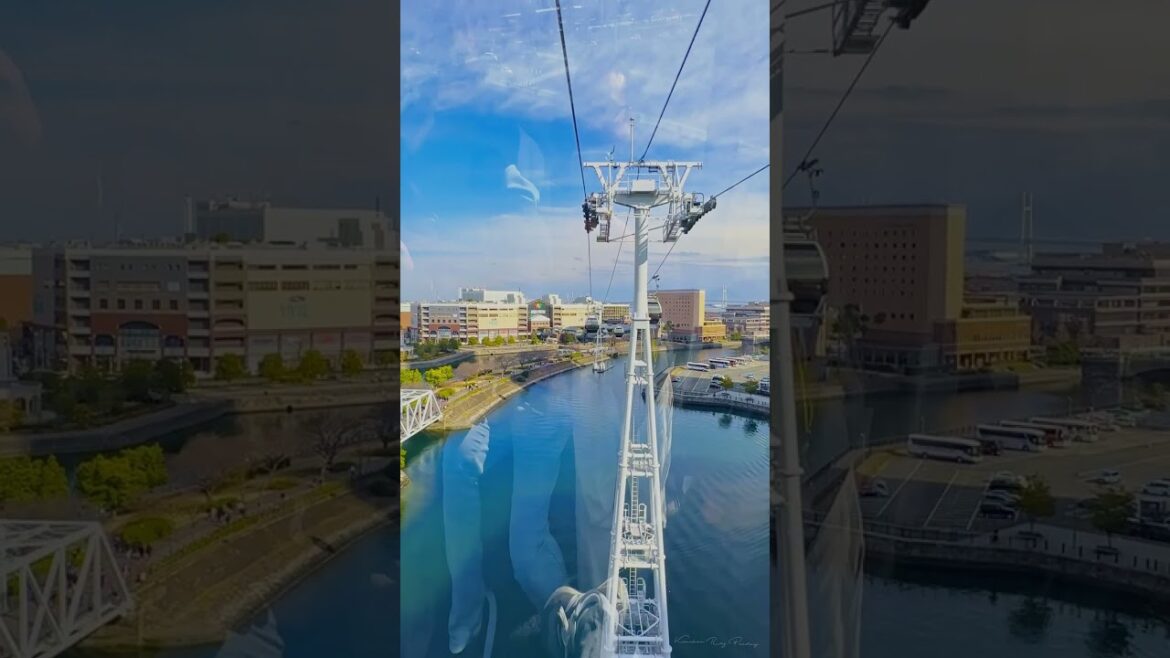 Japan - Yokohama Air Cabin (Ropeway) #shorts
