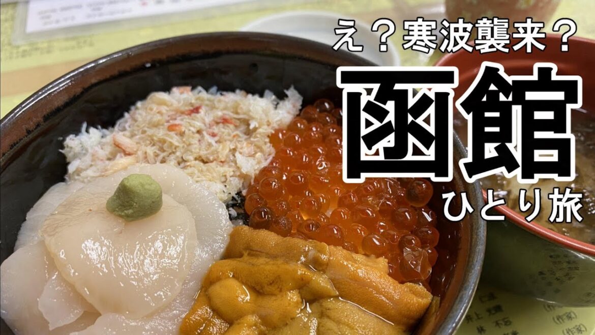 【ひとり旅】寒波襲来？！／初めての北海道・函館／たくさん食べたい遊びたい