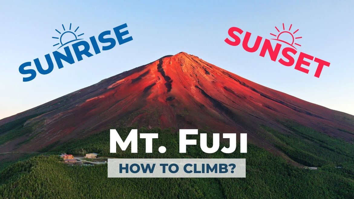 Sunset and Sunrise at Mt. Fuji | How to climb Fuji Mountain | Drone view of Mount Fuji Sunset and Sunrise at Mt. Fuji | How to climb Fuji Mountain | Drone view of Mount Fuji