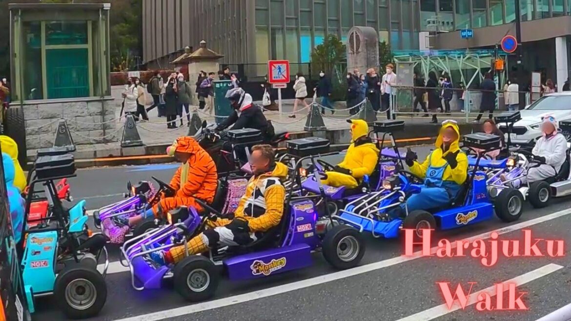 Harajuku Tokyo in Japan walking tour【4K】1.2023 Harajuku Tokyo in Japan walking tour【4K】1.2023