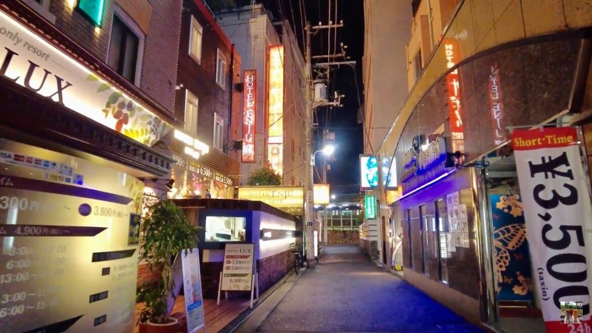 【🇯🇵4K】鶯谷北口散歩　根岸のラブホテル街【Uguisudani in Tokyo】