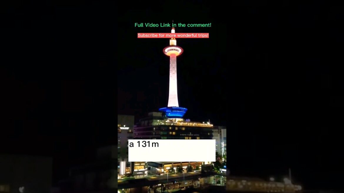 Beautiful Modern Landmark in Kyoto – Travel Video #shorts Beautiful Modern Landmark in Kyoto - Travel Video #shorts