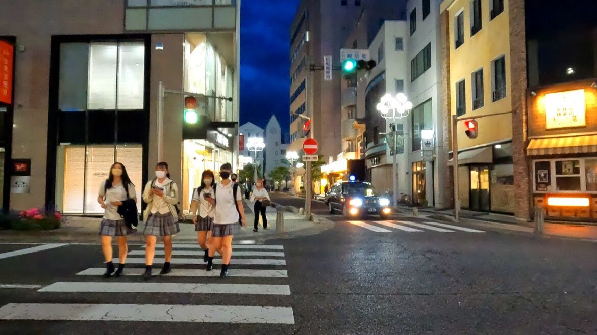 夜の松本駅周辺を散歩!飲み屋が充実した街並み!長野県松本市 夜の松本駅周辺を散歩!飲み屋が充実した街並み!長野県松本市