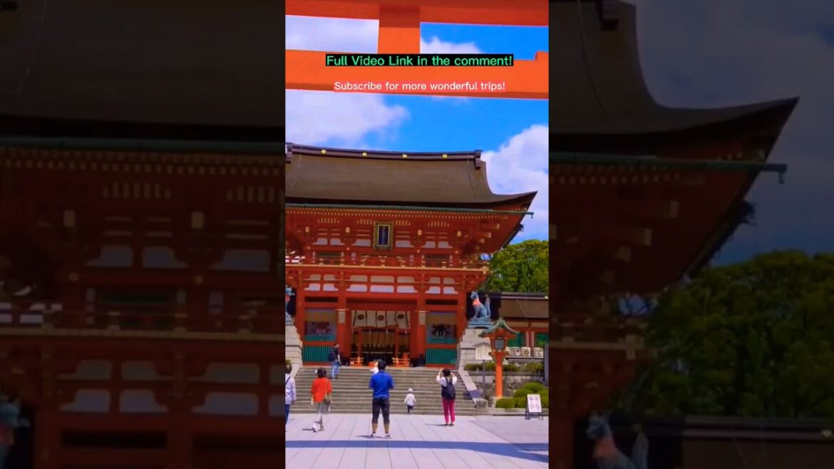 Stunning Shrine in Kyoto You MUST Visit - Travel Video #shorts