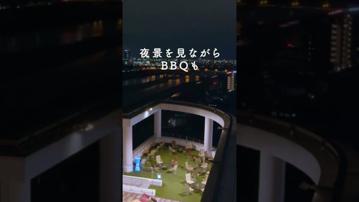 【非日常体験❕】屋上でグランピング✨都ホテル岐阜長良川#shorts