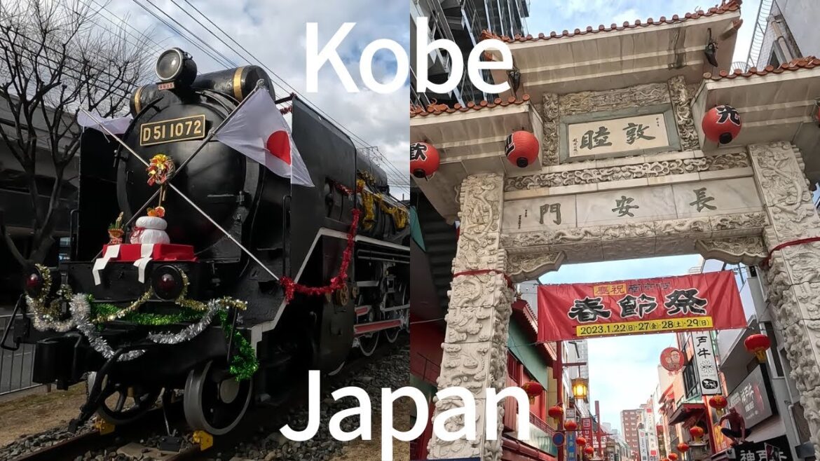 【Japan】[Kobe] The city of Kobe bustling with people at the beginning of the year Part 1