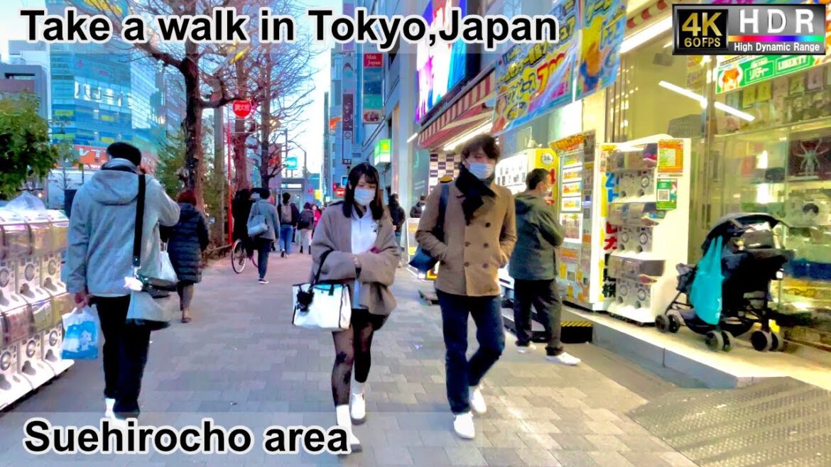 4K 60fps HDR// Take a walk in Tokyo, Japan, Okatimati area→AKI-OKA ARTISAN 2k540→Suehirocho area 4K 60fps HDR// Take a walk in Tokyo, Japan, Okatimati area→AKI-OKA ARTISAN 2k540→Suehirocho area