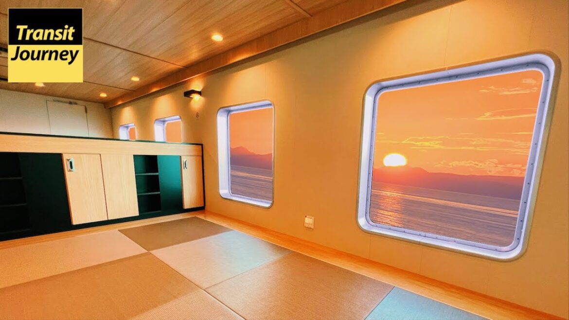 Japan's Brand New Ferry with Amazing Sunset: Reimei-maru, Yawatahama to Beppu Japan's Brand New Ferry with Amazing Sunset: Reimei-maru, Yawatahama to Beppu