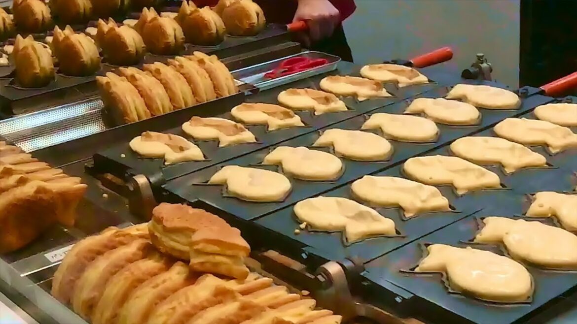 Tasty! Fish-shaped Cake (Taiyaki) In Tokyo - Japanese Street Food