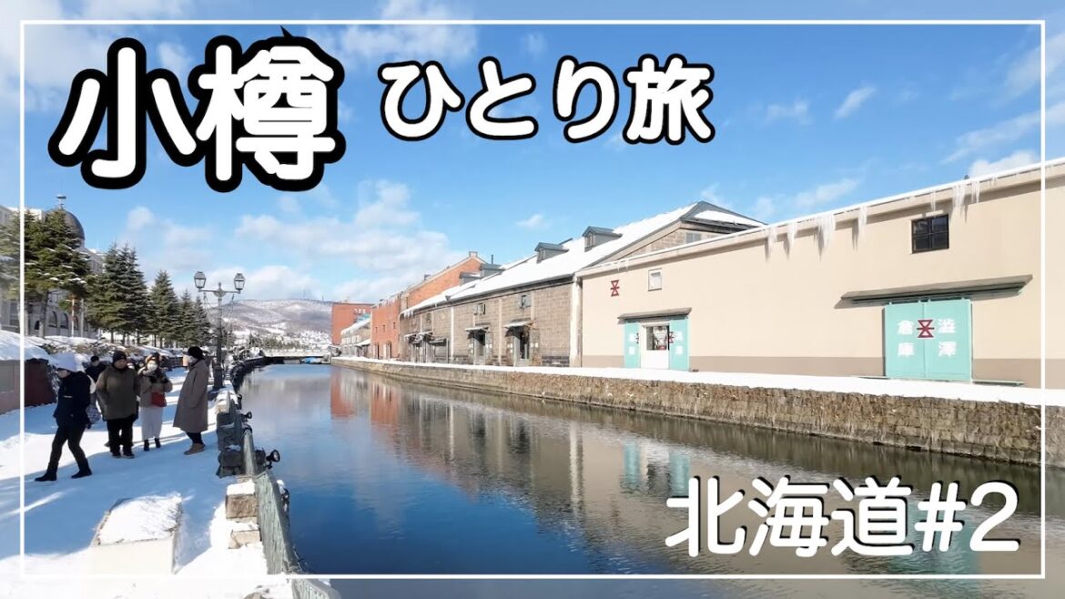 北海道ひとり旅 #2 小樽/ 雪の小樽運河で、最高の夜景と北海道グルメを楽しんだ /札幌・小樽/ 旅vlog  [Hokkaido, Japan]