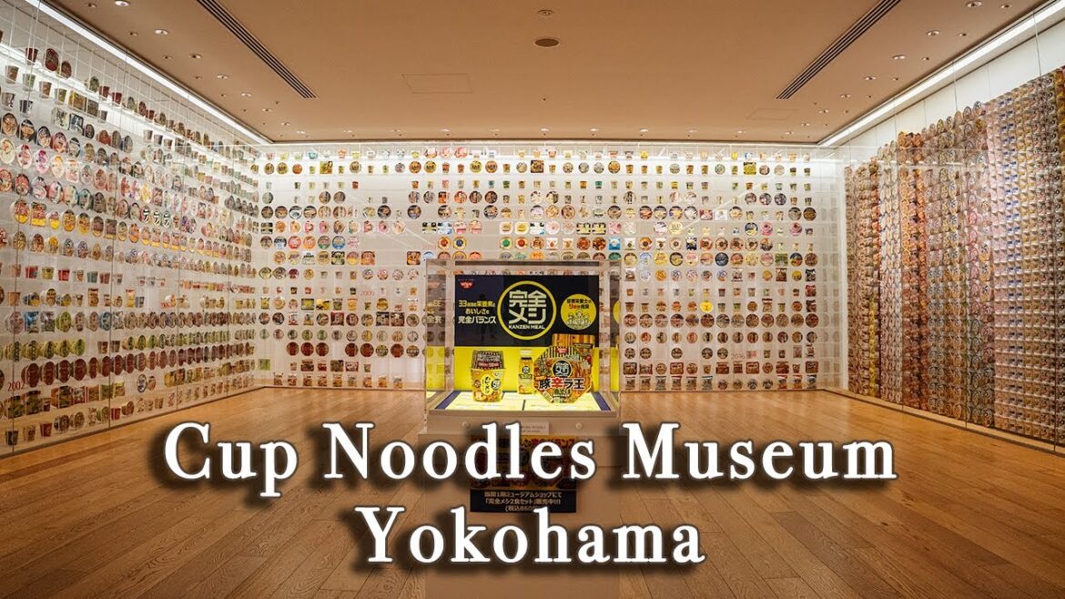Nissin Cup Noodle Museum at Yokohama, Japan【Full Tour in 4k】