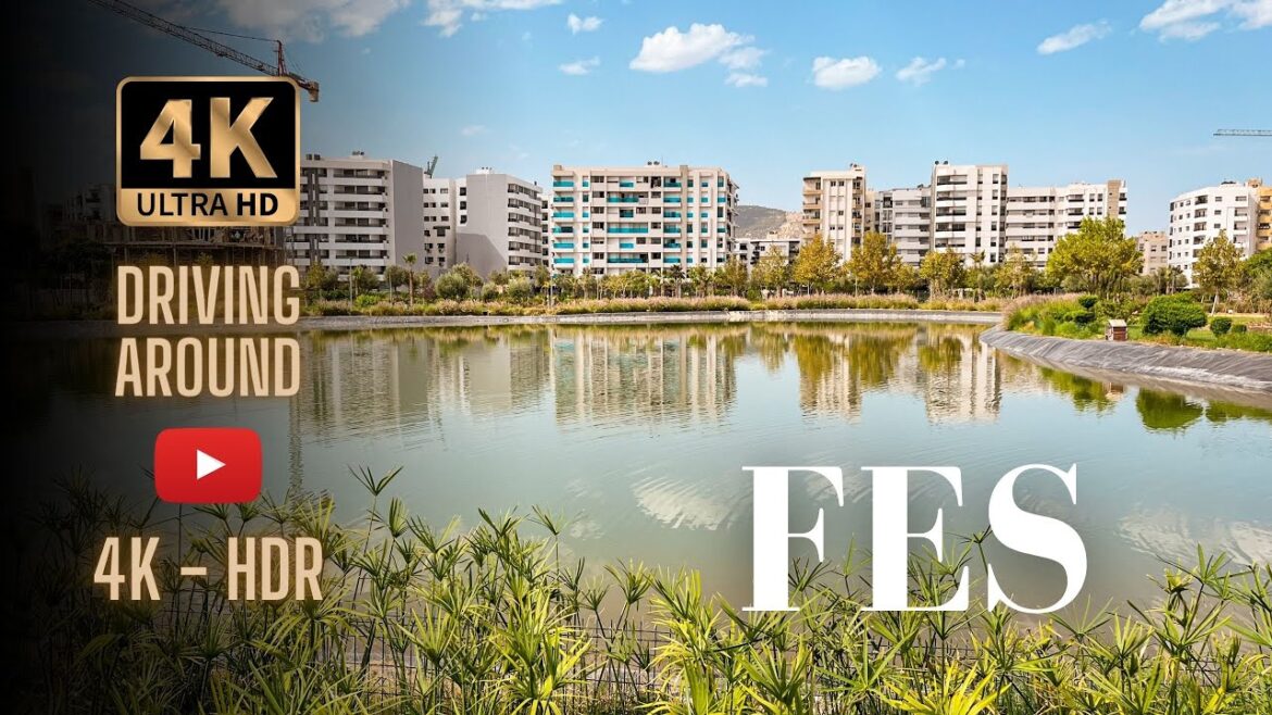 Driving through the city of Fez, Morocco - 4K HDR