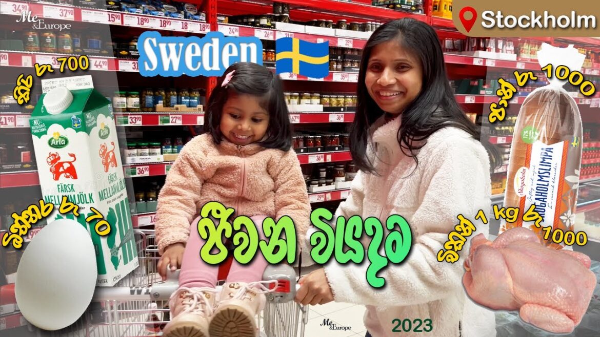 Cost of living in Sweden 🇸🇪 Stockholm ස්විඩන් වල 2023 අත්යාවශ්ය භාන්ඩ වල මිලගනන් – ජීවන වියදම Cost of living in Sweden 🇸🇪 Stockholm ස්විඩන් වල 2023 අත්යාවශ්ය භාන්ඩ වල මිලගනන් - ජීවන වියදම