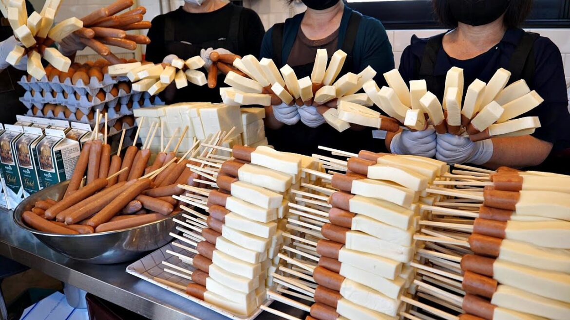 인기 많은 한국식 K-핫도그 몰아보기 TOP 3 / Top 3, Korean Style Mozzarella Cheess Hotdog / korean street food 인기 많은 한국식 K-핫도그 몰아보기 TOP 3 / Top 3, Korean Style Mozzarella Cheess Hotdog / korean street food