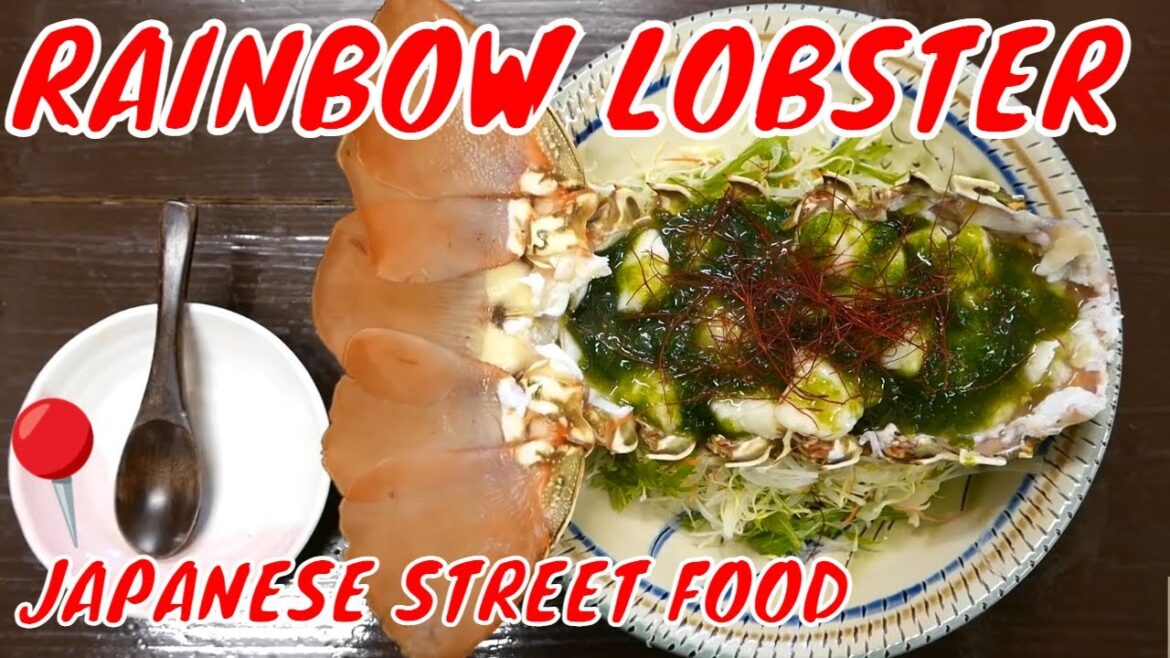 GIANT RAINBOW LOBSTER SOUP  - Japanese Street Food