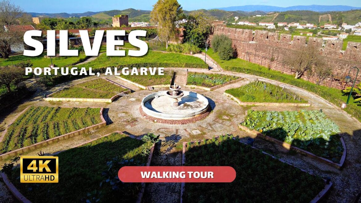 🇵🇹 Silves, Algarve Walking Tour – 4K walking video with Captions – January 2023