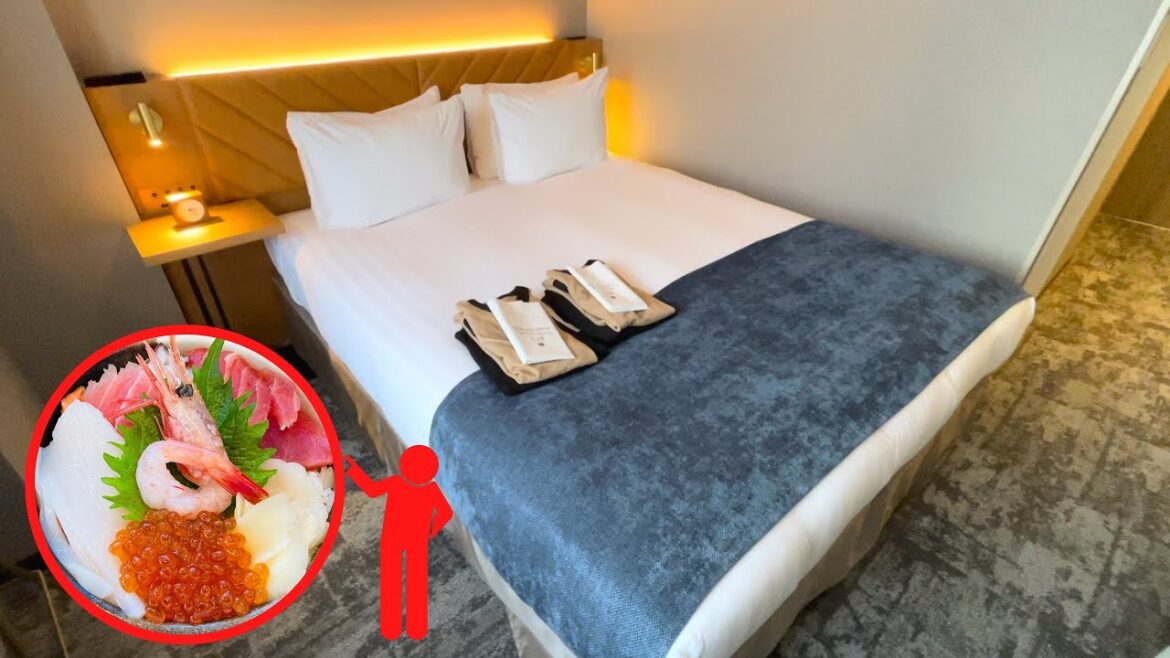 朝食で海鮮丼が食べられる駅近で朝市内にあるホテルに宿泊😴🛏北海道函館